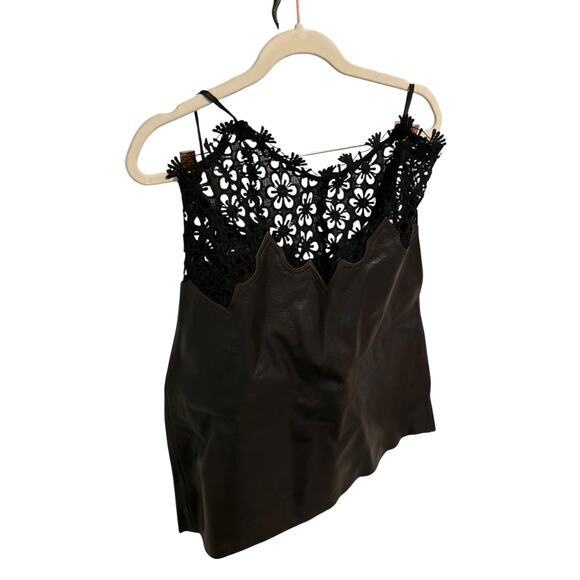 Understated Leather Mirage Micro Mini Dress Statement Grunge Party Festival Sz M - Picture 5 of 9